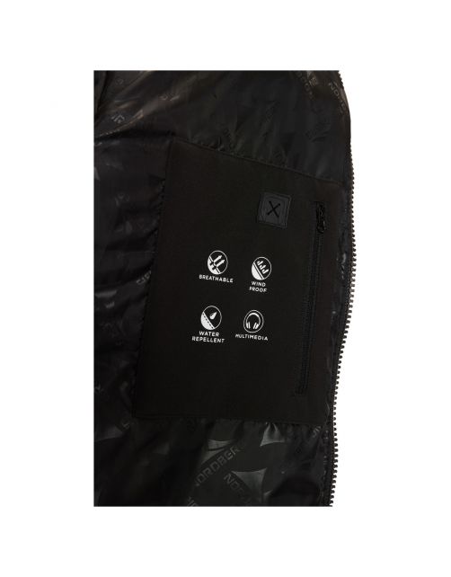 Nord Berg Laser Softshell Heren Dark Navy Melange - Vrijetijdskleding