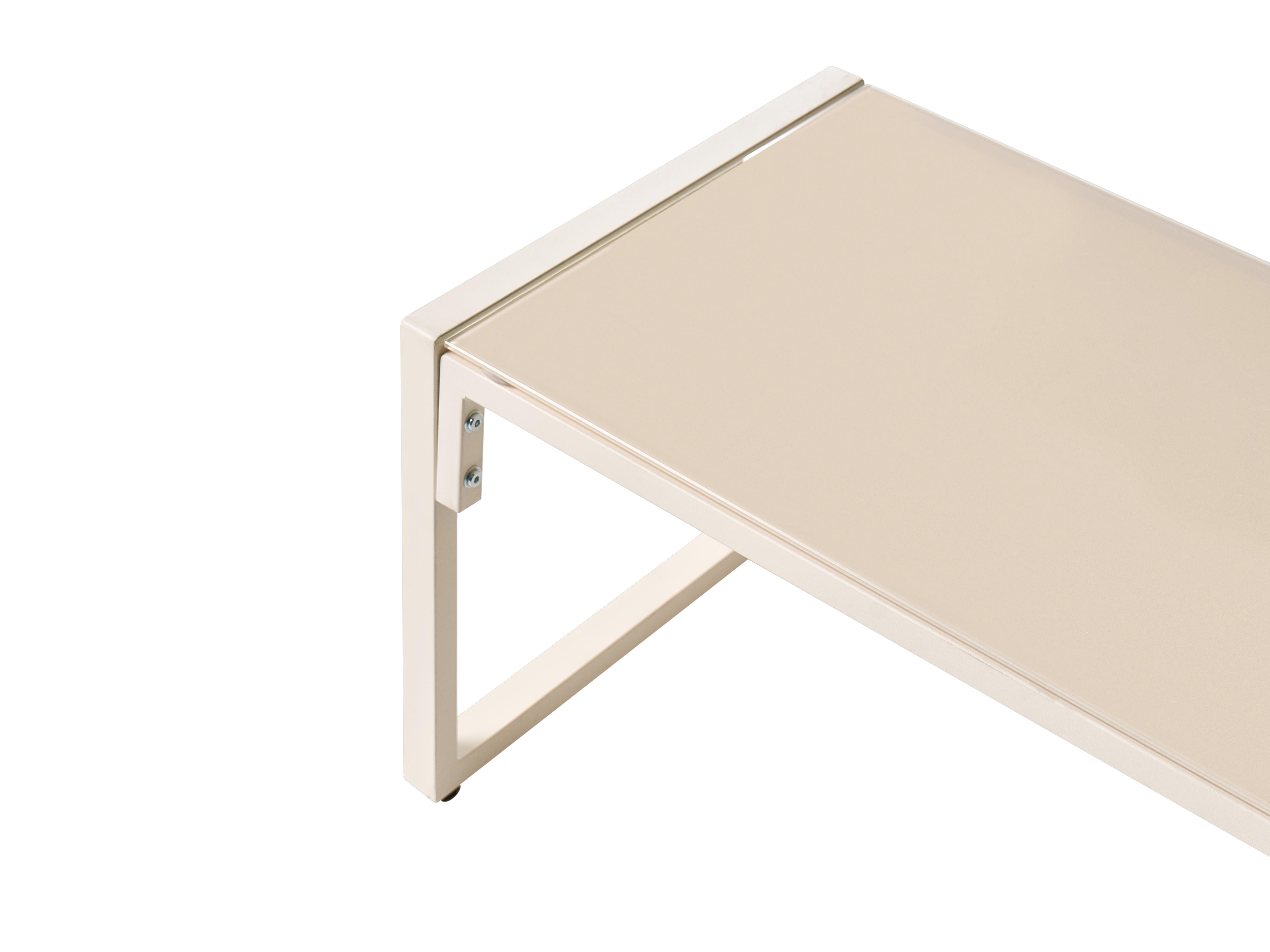 Loungeset met tafel 4-zits GARDA Metaal Beige