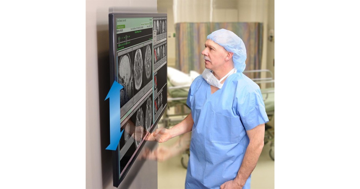 ErgotronGlide Wall Mount, HD wandmontage   (Zwart)