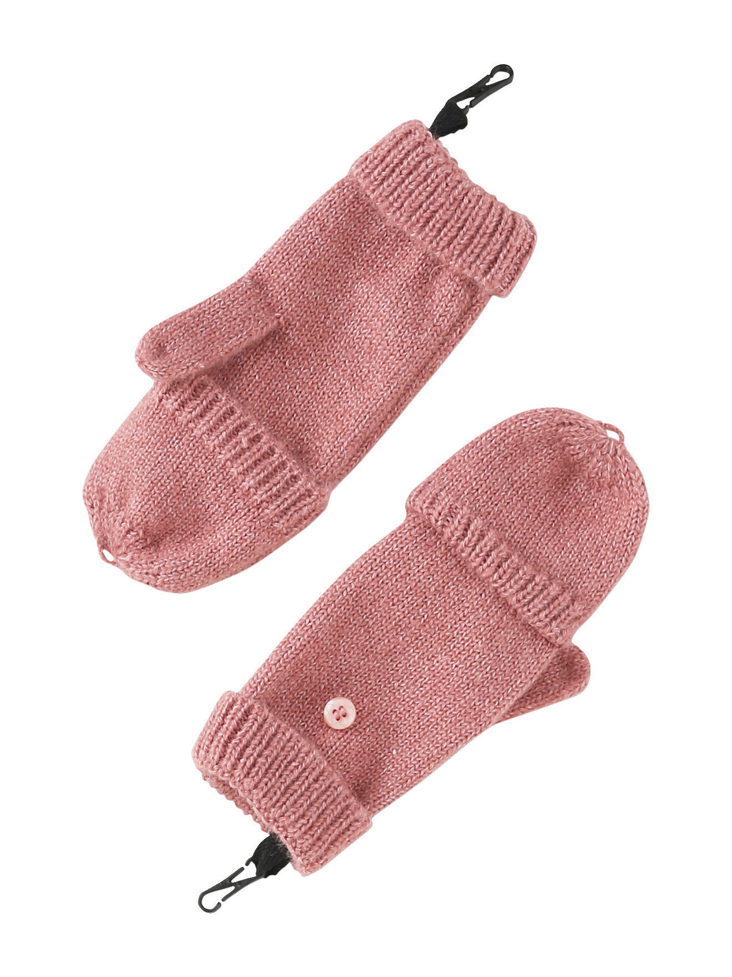 Vertbaudet Mädchen Set: Mütze, Schal & Handschuhe altrosa