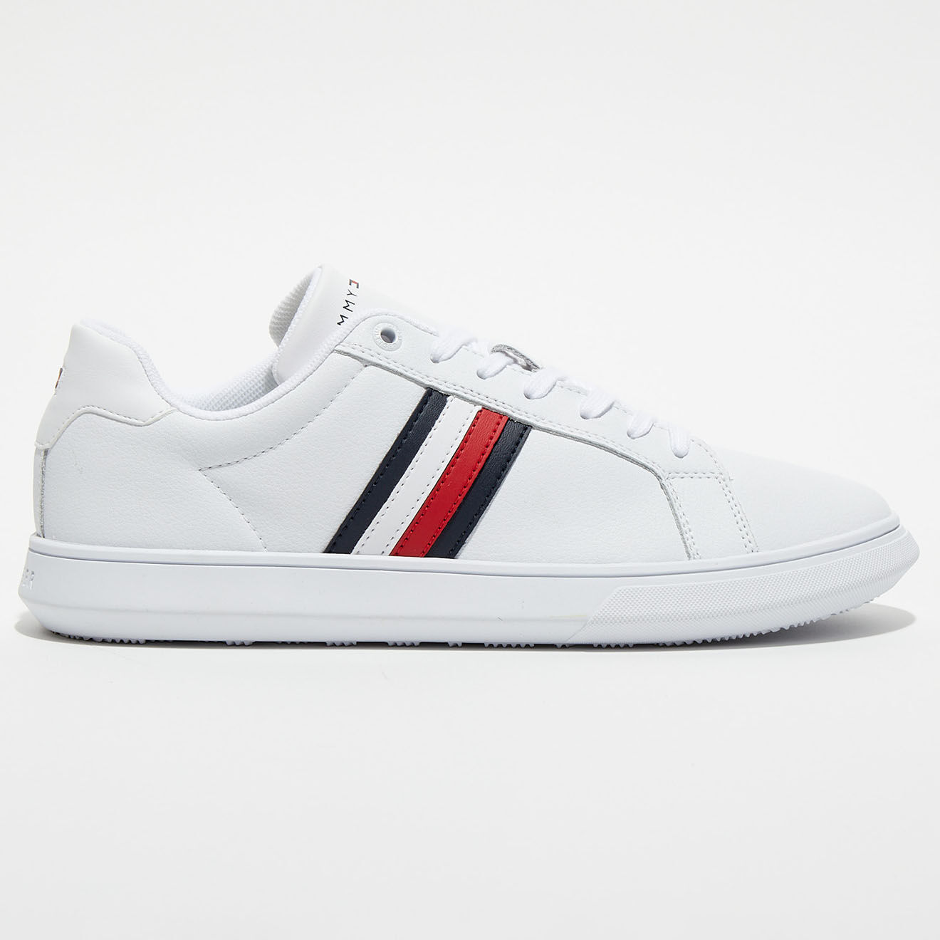 Tommy Hilfiger Baskets en Cuir Corporate Cupsole blanches