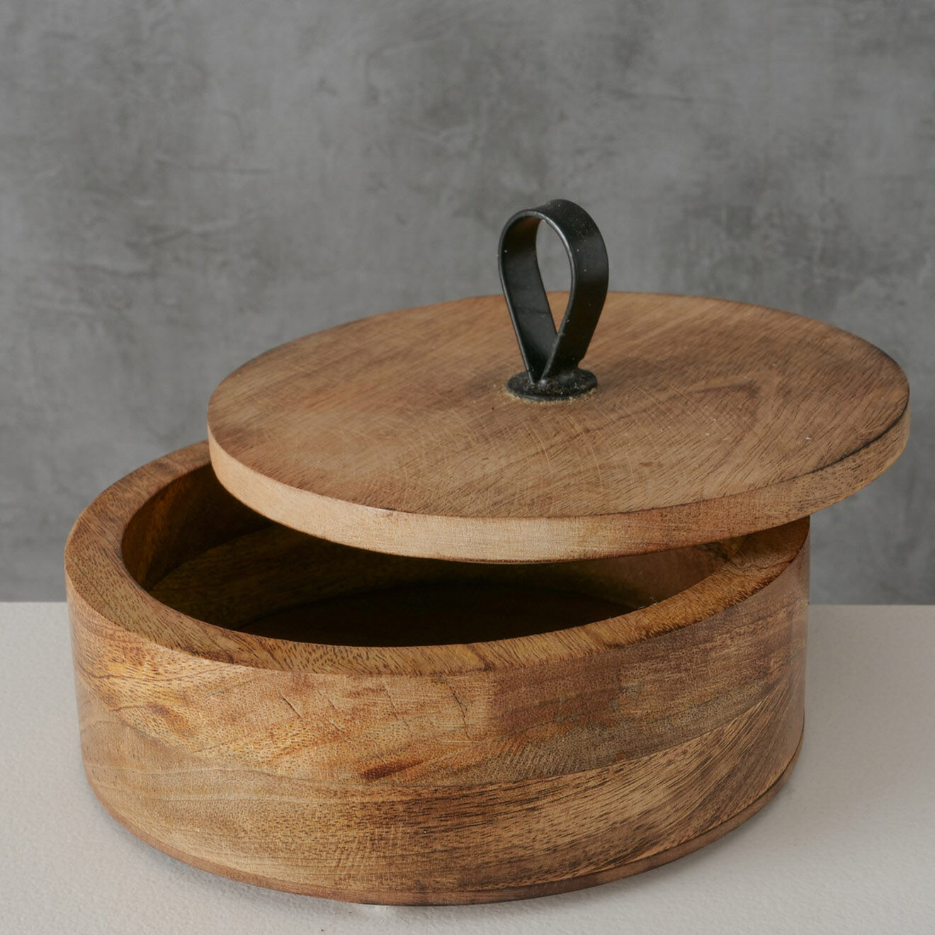 Boltze Boîte Kabir marron - D.19xH.13 cm