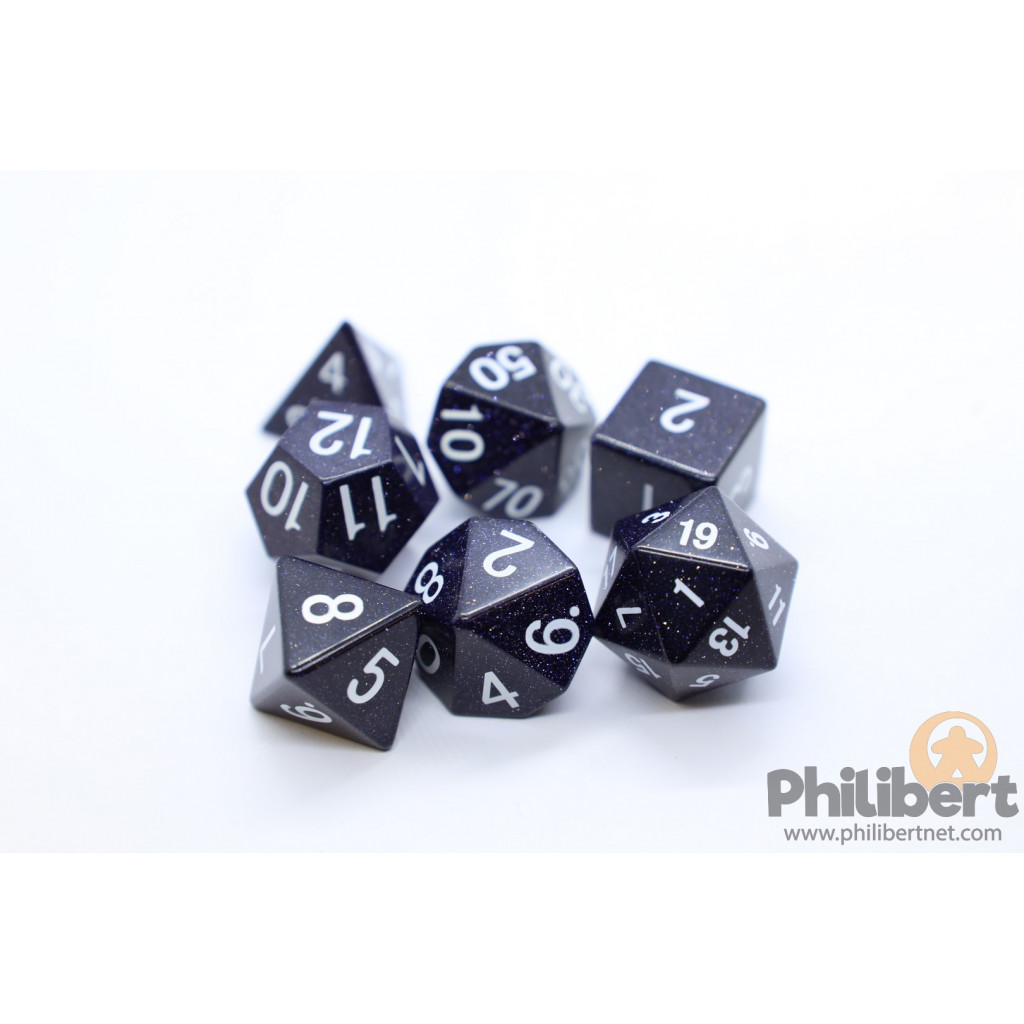 Set de 7 Dés JDR - Pierres