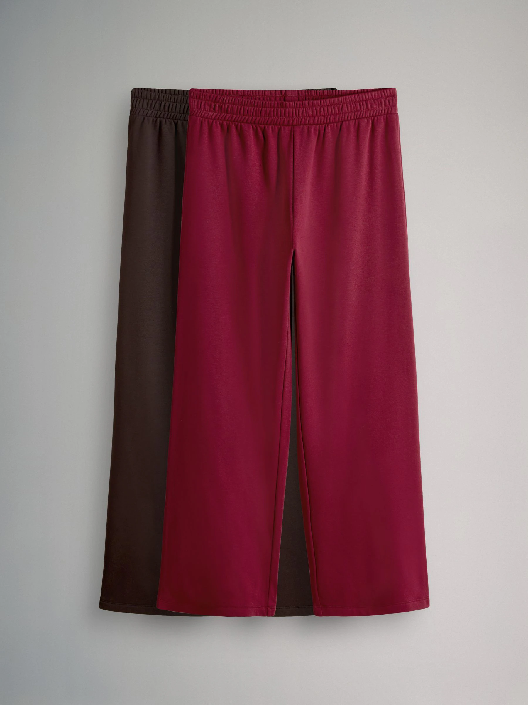 Rood/bruin - The Set 2 Pack Joggingbroeken met wijde pijpen