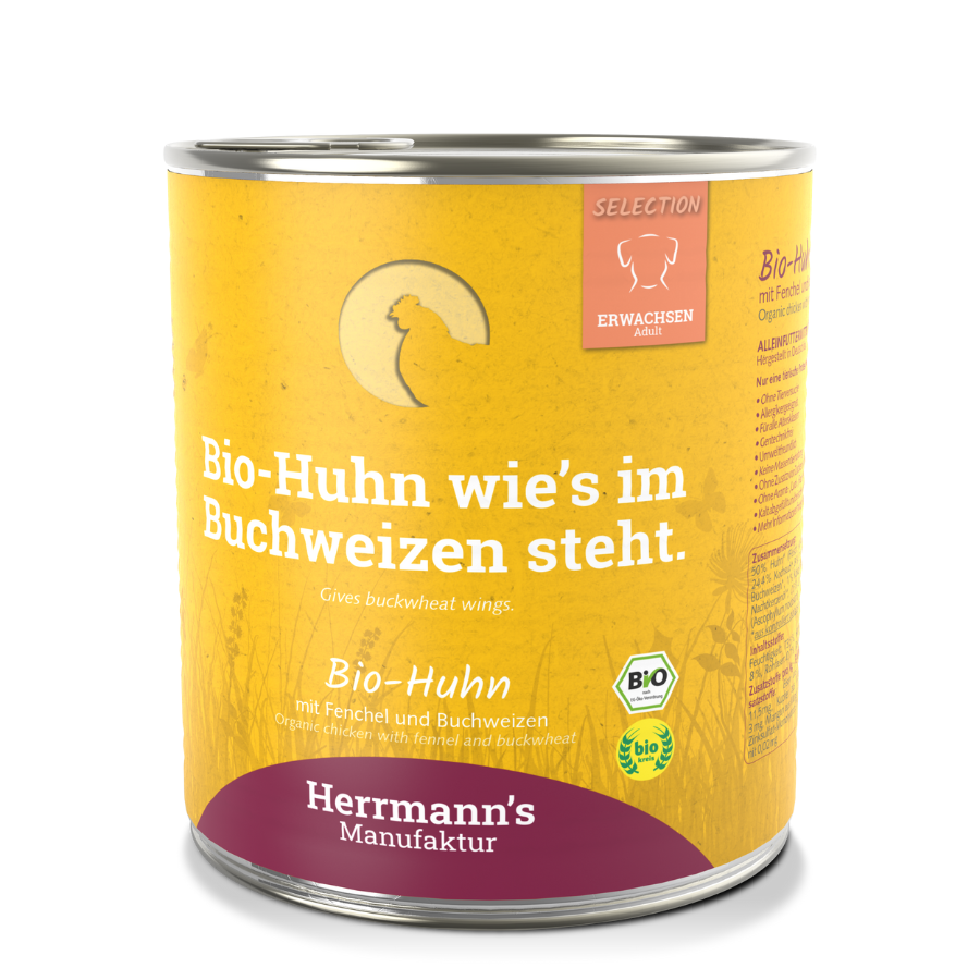 Seleção Adulto BIO Frango com Funcho e Trigo Sarraceno 12 x 400g