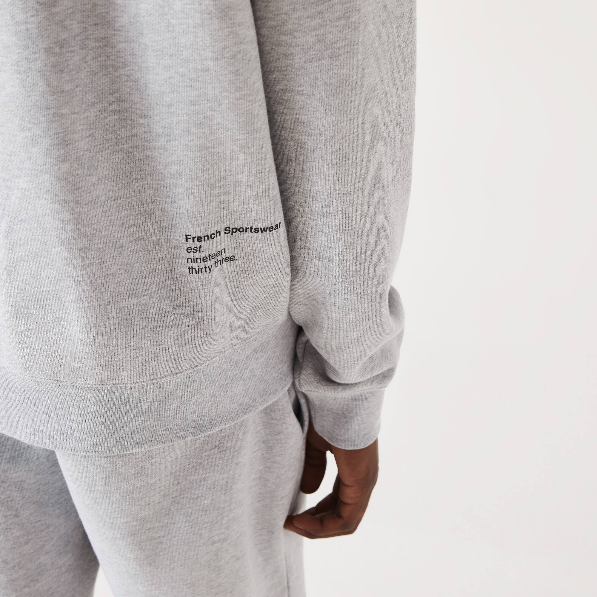 Sweatshirt homme col rond avec inscription dans le dos Lacoste Sweatshirts - Gris - Lacoste - Homme
