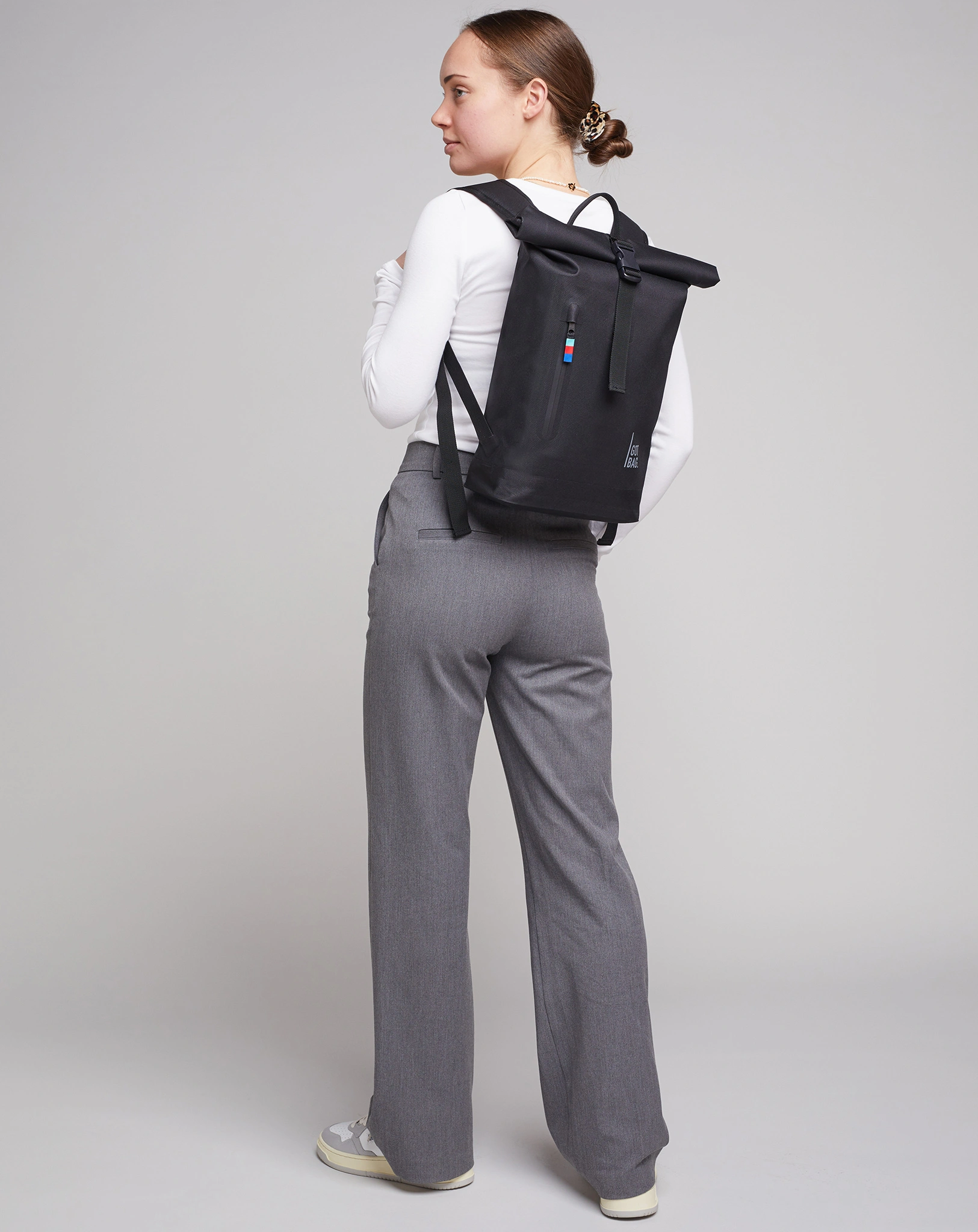 Rucksack ROLLTOP SMALL (40x40x8) in black