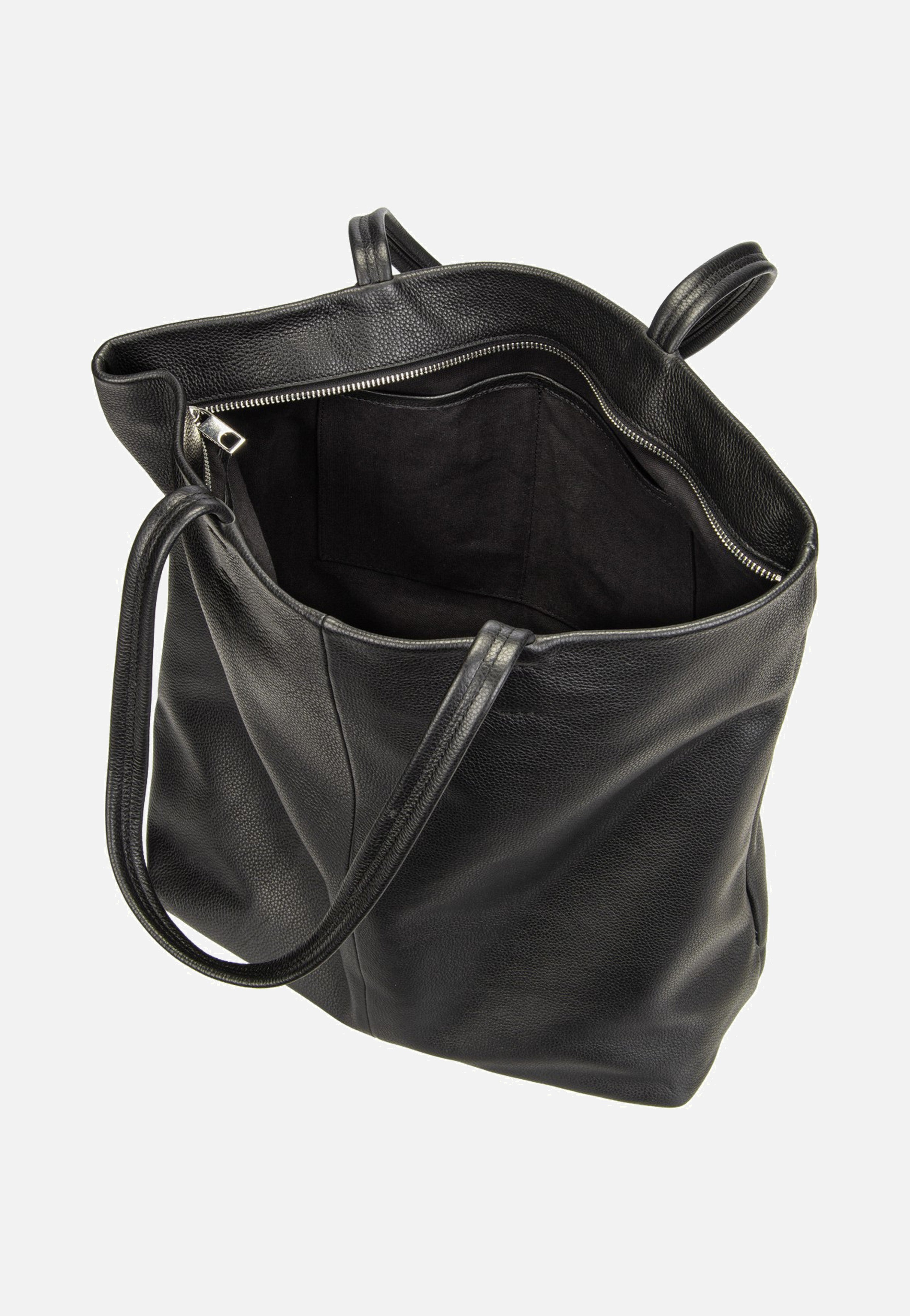 Hera II Tote L Small Pebble Black - Tote Bag