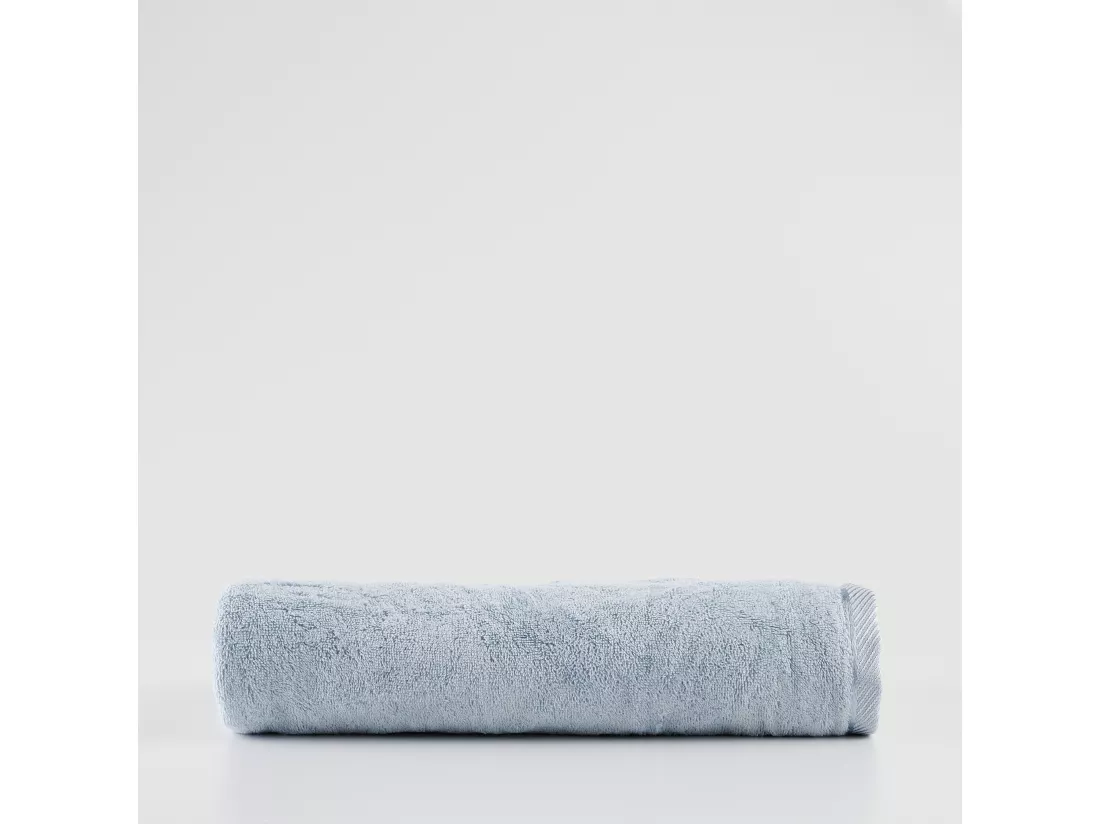 Serviette de Bain en Bambou Bleu Clair 100x150 cm