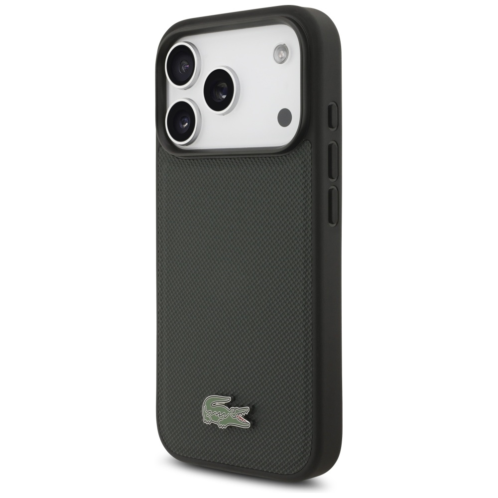 iPhone 17 Pro MagSafe Hardcase Hülle Petit Pique Lacquer (LCHMP17LPLAE) - Dunkelgrün