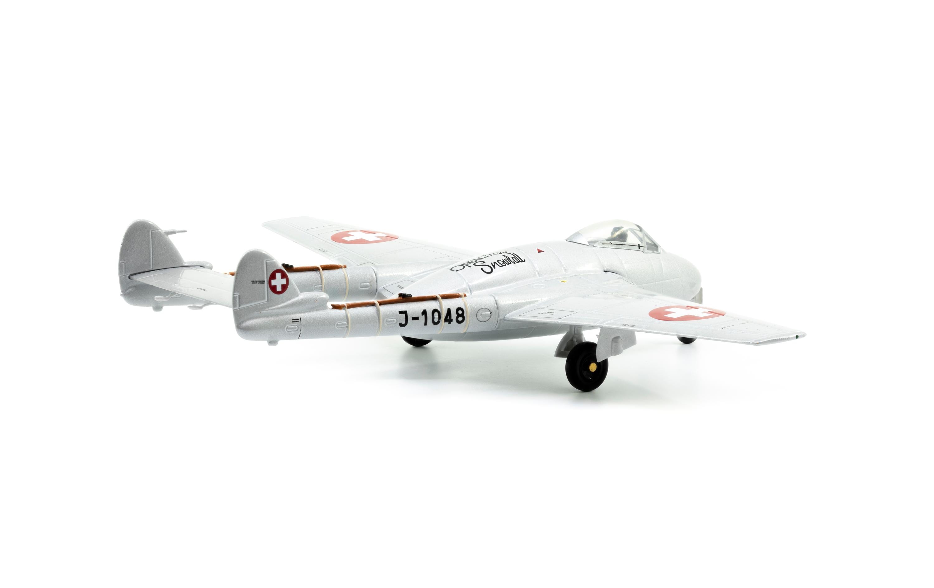 Vampire DH-100 Mk.6 J-1048 1:72Modellflugzeug