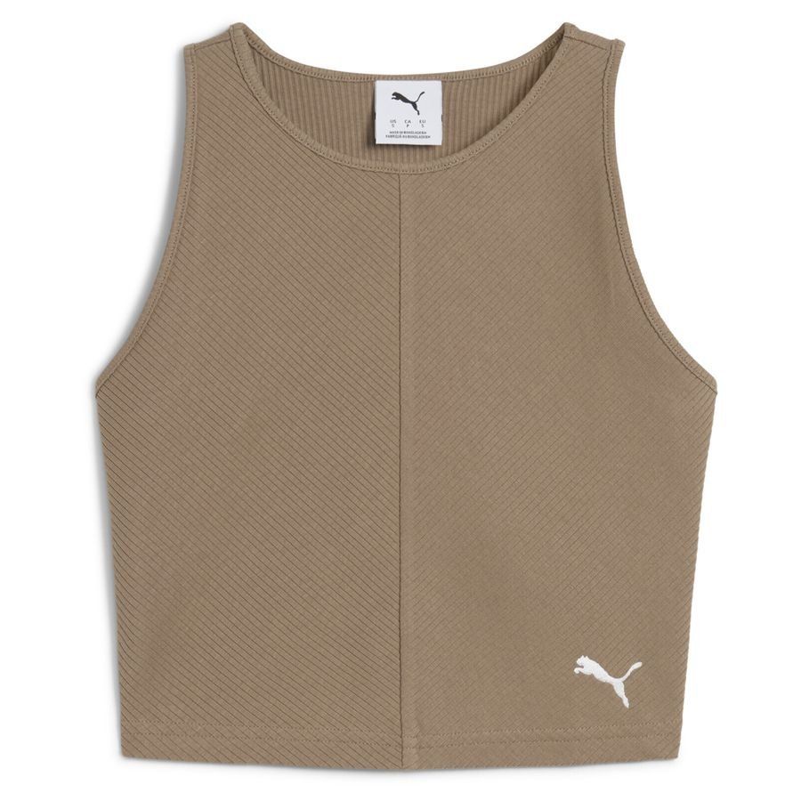 Puma WARDROBE ESS Geripptes Crop-Top