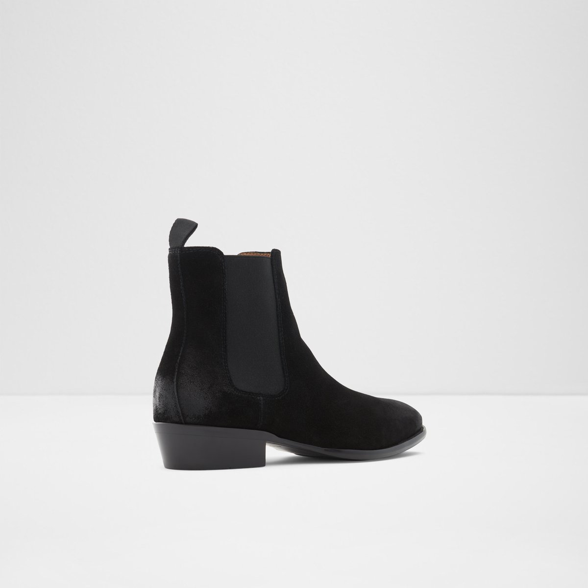 Priawyn Black Leather Suede Men Casual boots