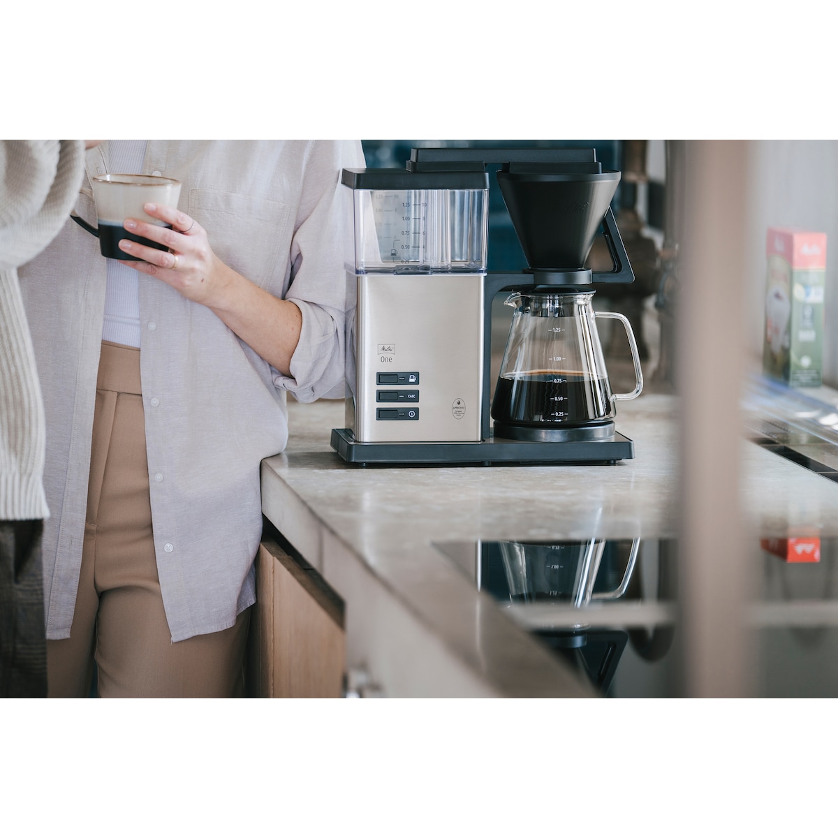 Melitta One filterkaffetrakter 22749 (stål)