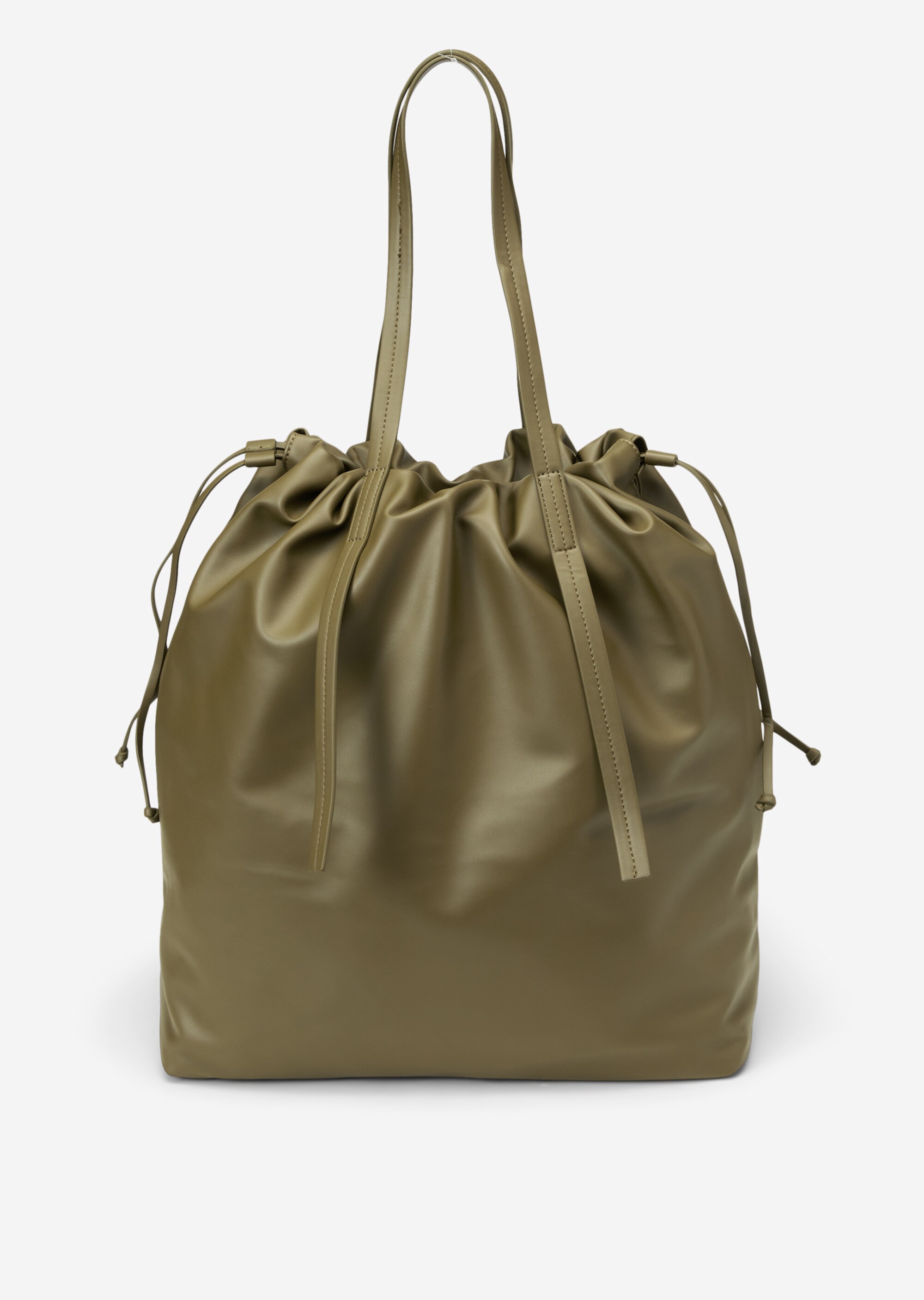 Shopper large aus einer Lederalternative aus recyceltem Polyester