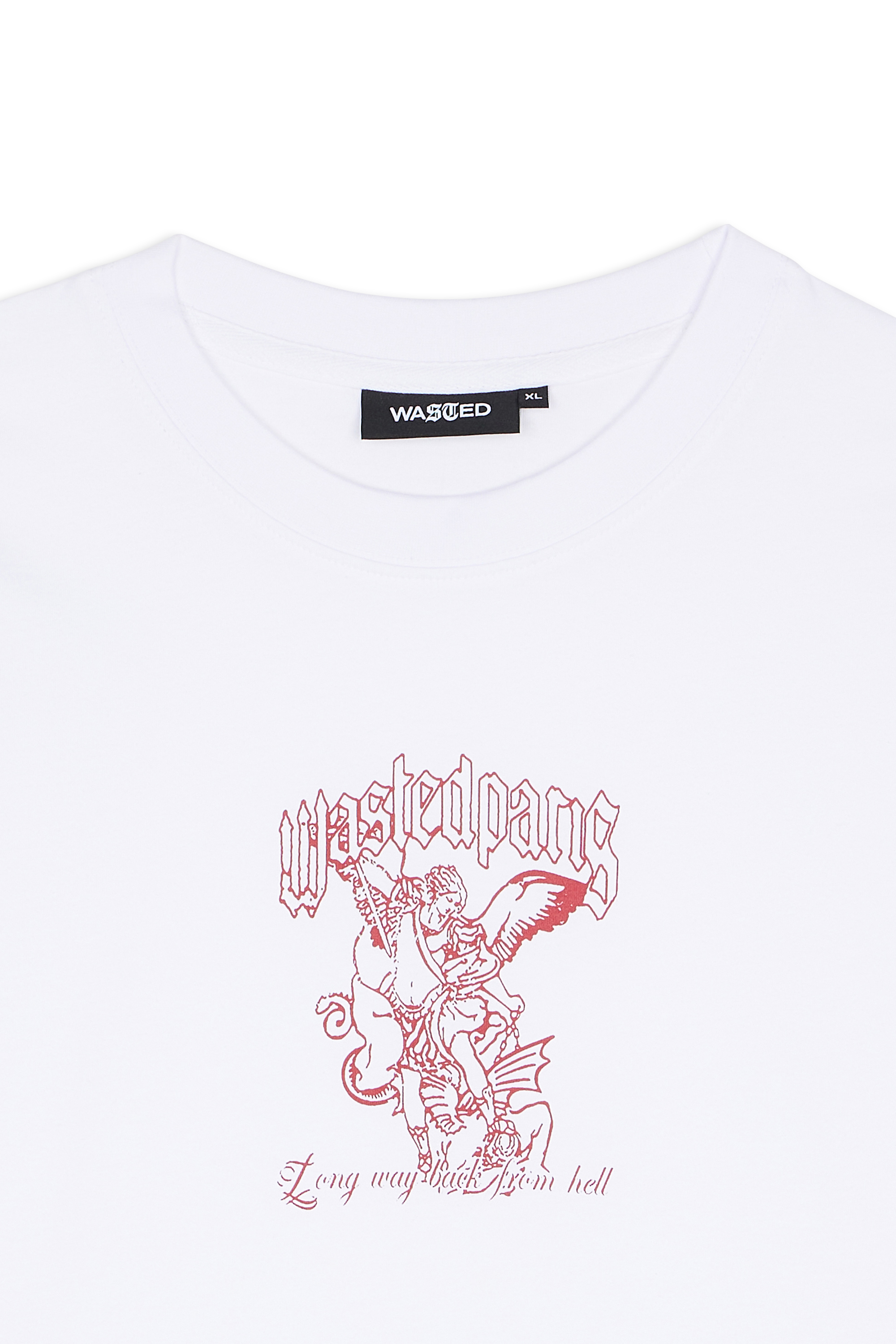 WASTED T-shirt FROM HELL Blanc