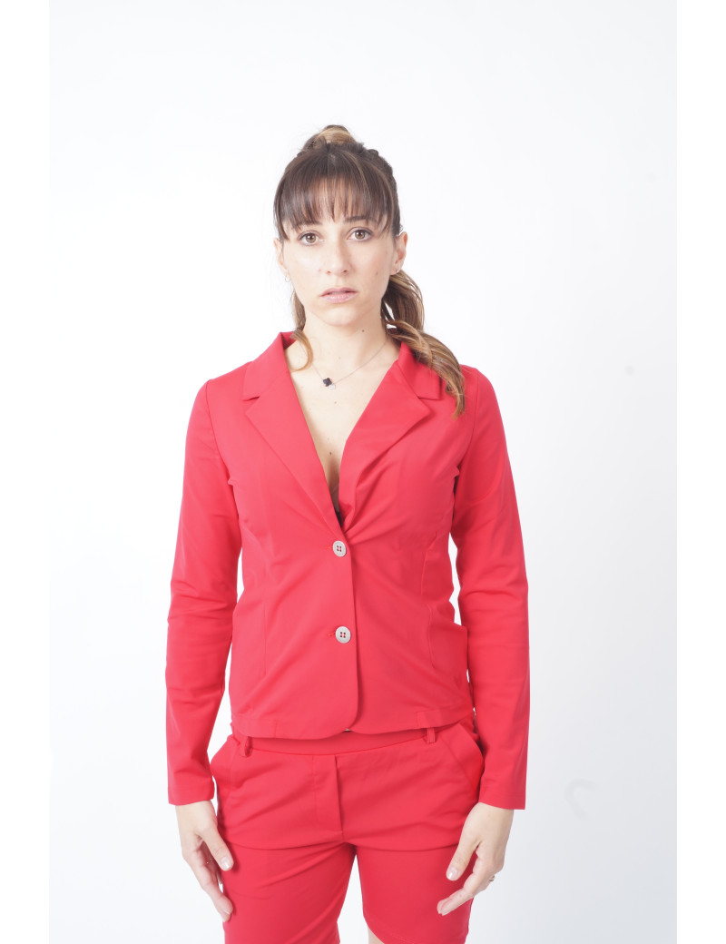 HBT VESTE SHIRLEY ESSENTIELS ROUGE HERO