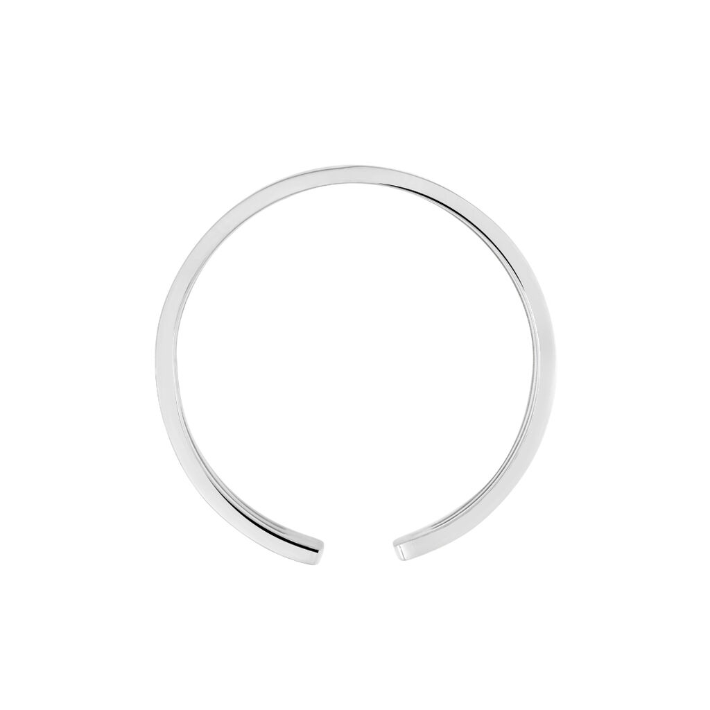 Bague Ajustable Abid Acier Blanc