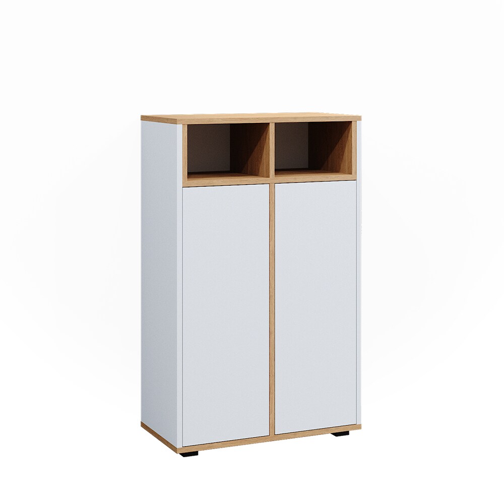 Vicco Midischrank Didi Weiß Eiche 60 x 97 cm mit 2 Türen