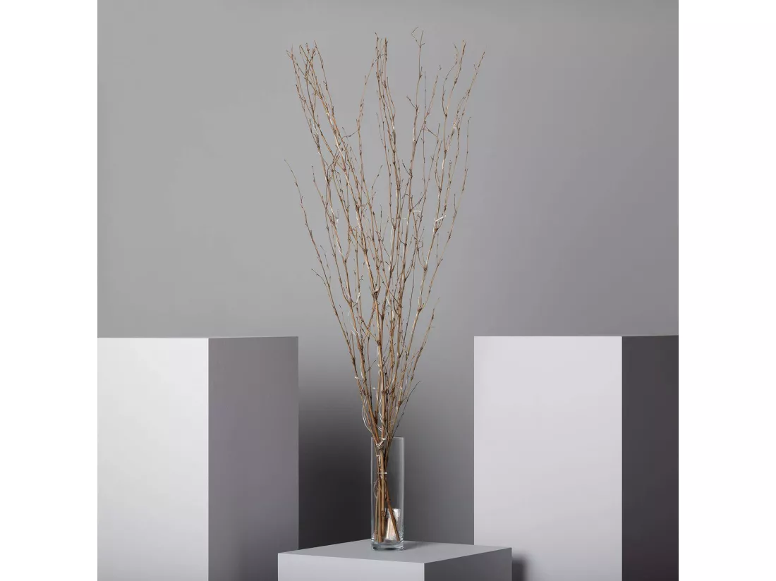 Branches Décoratives LED Bambou Naturel 1,2m Naturel