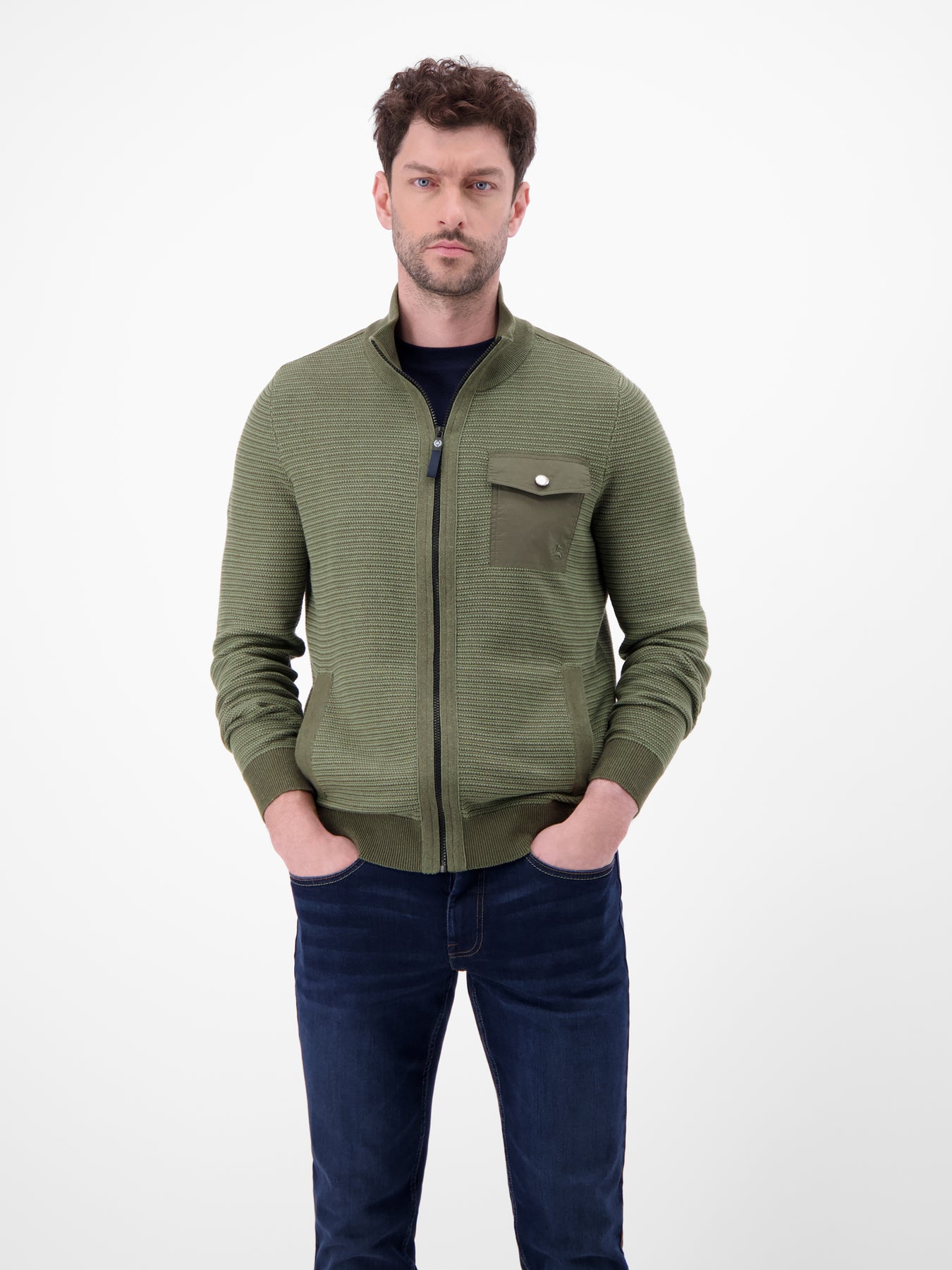 Sportive Strickjacke für Herren