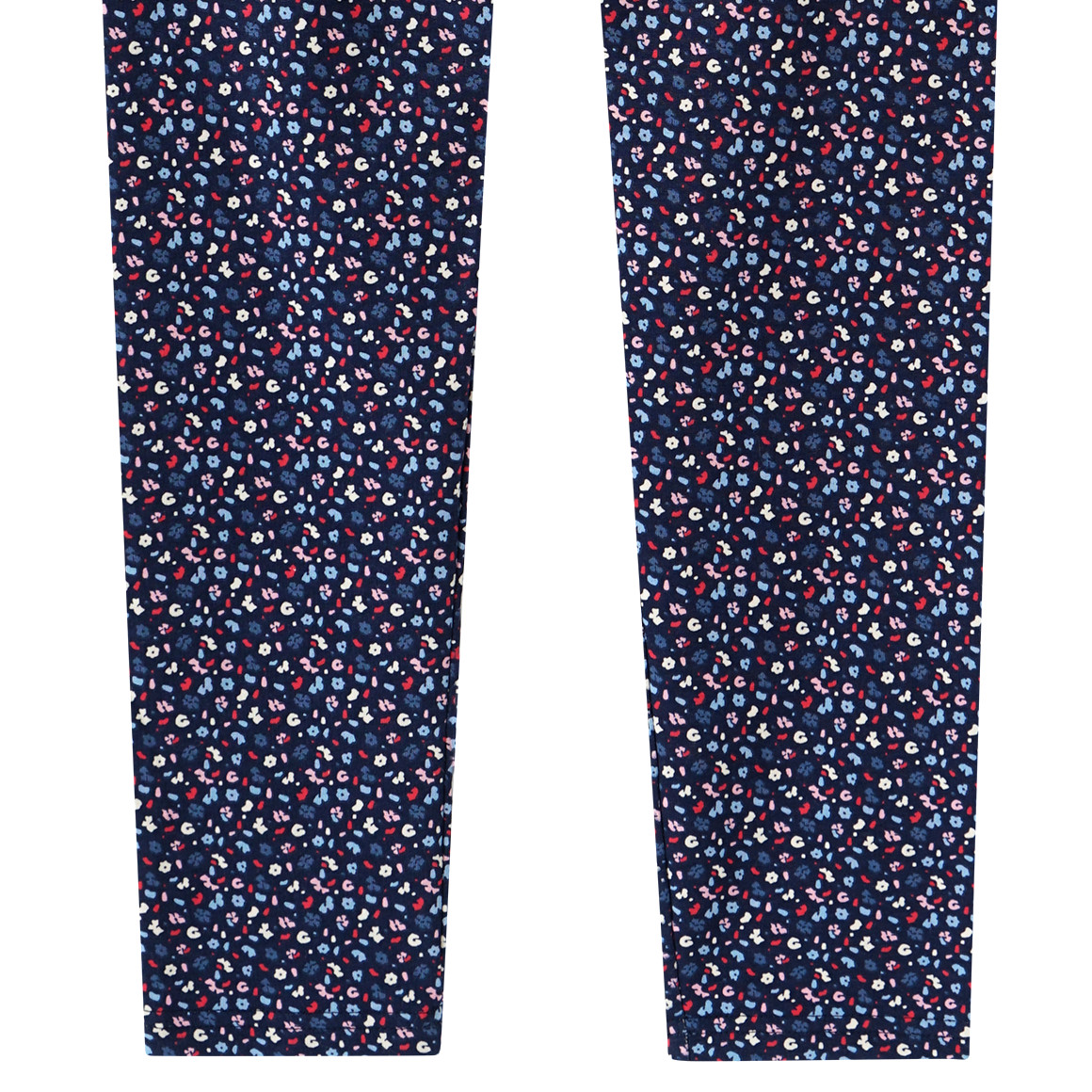 Yigga Mädchen Sweatleggings mit Minimal-Print dunkelblau / bunt