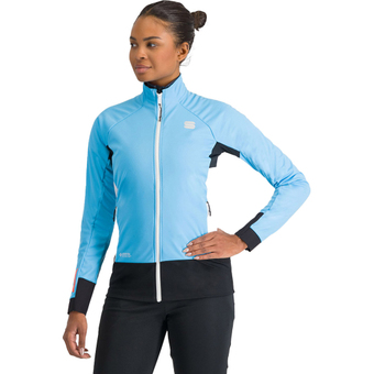 Sportful Apex Jacke Blue Aquarius / White Damen