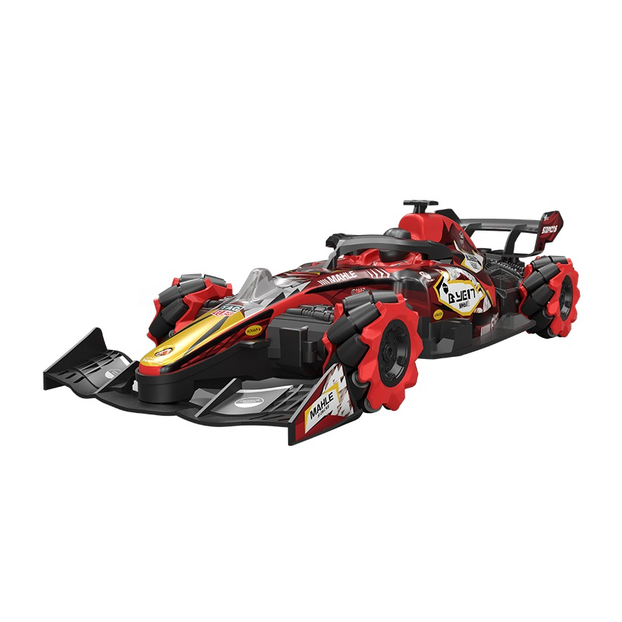 (1:10) Ferngesteuertes 2.4GHz RC Spielzeug Auto Offroad F1 Drift Car mit 360° Drehung / LED Licht / Sprühnebel (Batteriebetrieben) - Assortiert