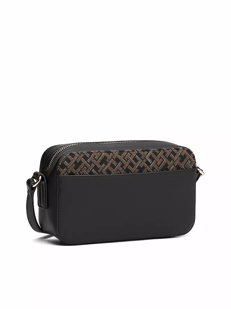 TOMMY HILFIGER Tasche - Mini Bag TH JACQUARD CAMERA BAG schwarz