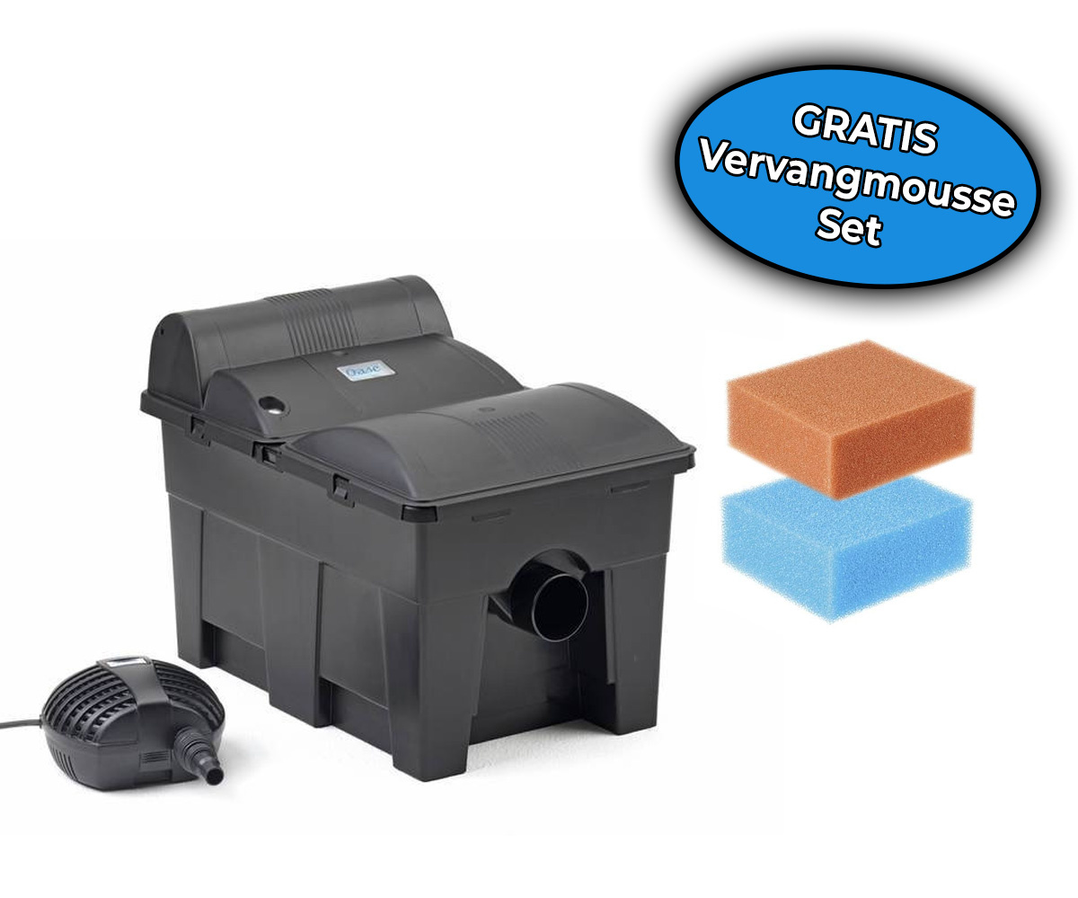 Oase BioSmart Set 14000   Gratis Vervangmousse Set