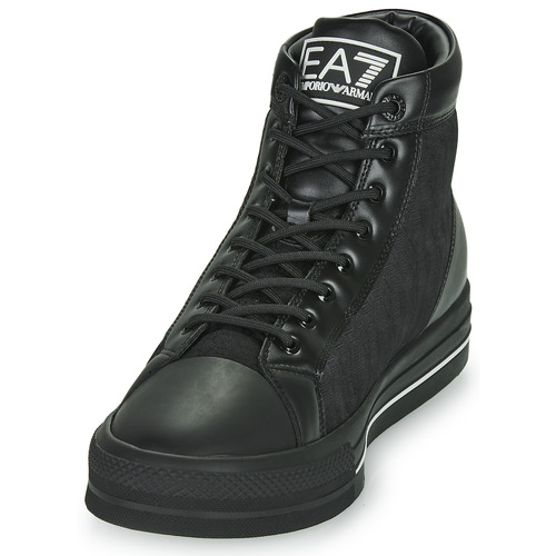 Emporio Armani EA7 - JACQUARD SNEAKER - Noir