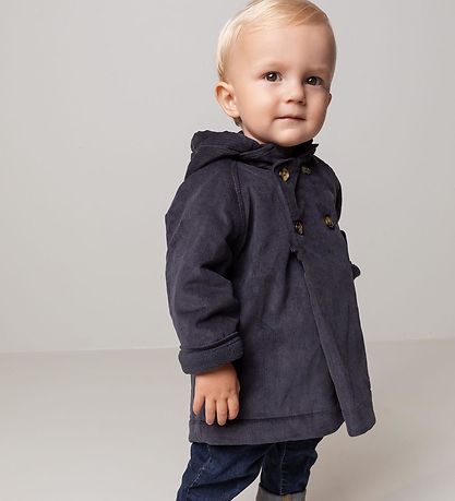 MarMar Fløjlsjakke m. Fleece - Jokan - Darkest Blue