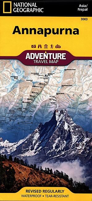 NATIONAL GEOGRAPHIC - 3003 ANNAPURNA ECHELLE 1 135 000