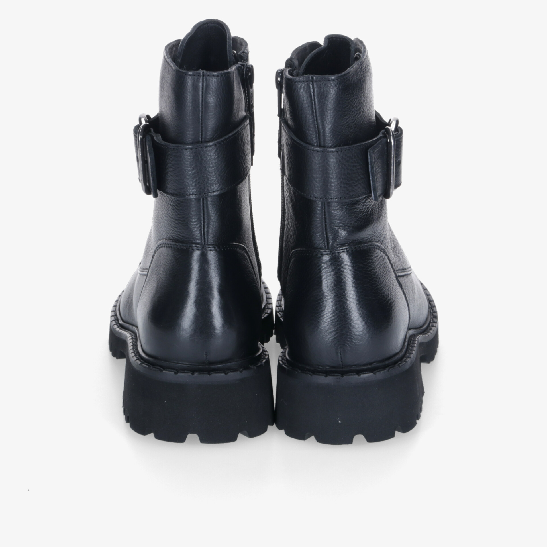 BLUE COX Damen Biker Boots schwarz