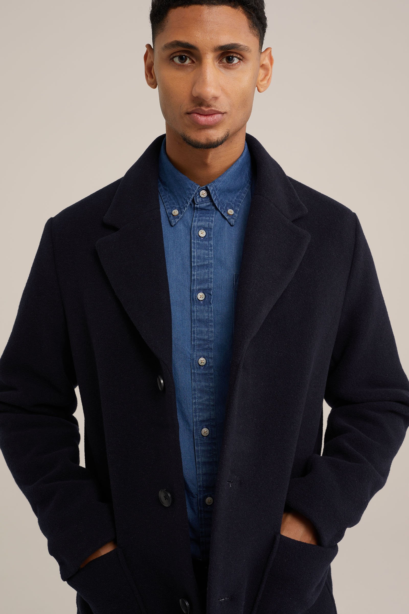 overjas Van Gils Donkerblauw