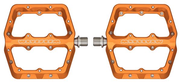 Paire de Pédales Plates Wolf Tooth Waveform Large Orange