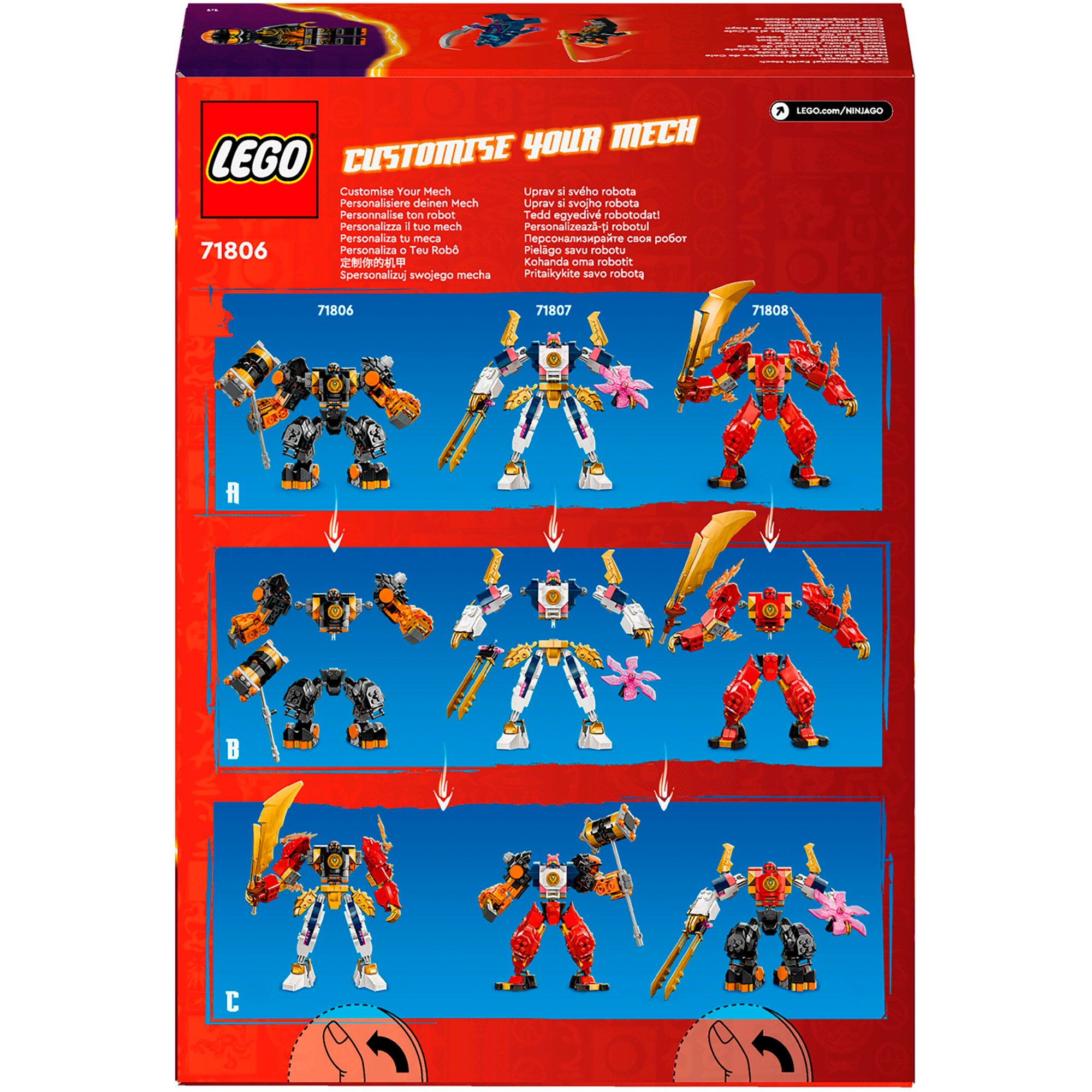 LEGO Konstruktionsspielzeug Ninjago Coles Erdmech