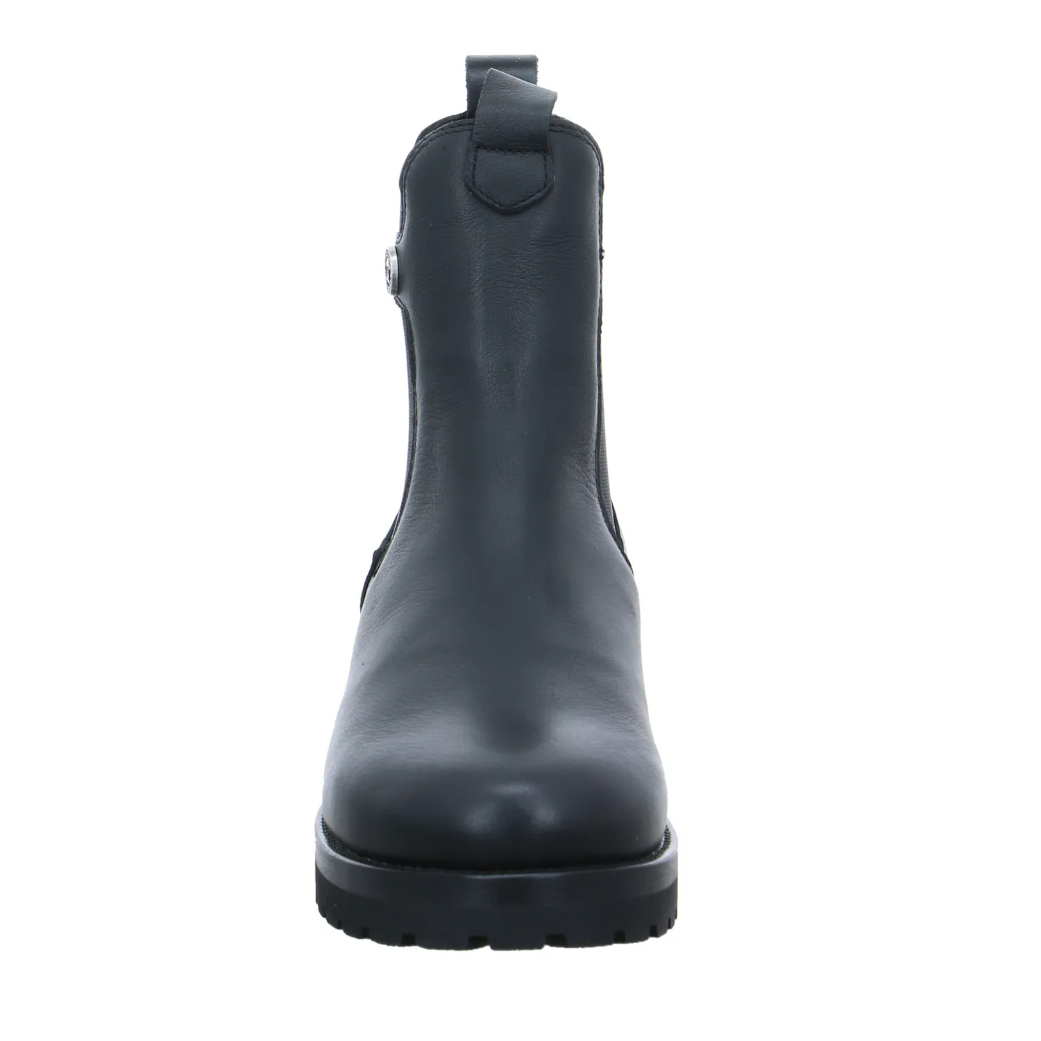 PANAMA JACK Boot Schwarz Leder  mit Lammfell-Futter