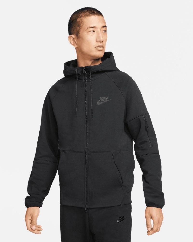 Sweat zippé à capuche Nike Sportswear Essential Noir pour homme