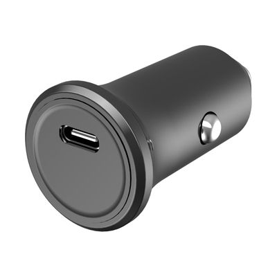 BigBen Connected - Chargeur allume cigare pour voiture - 100 % de plastique recyclé - 1 USB-C - noir