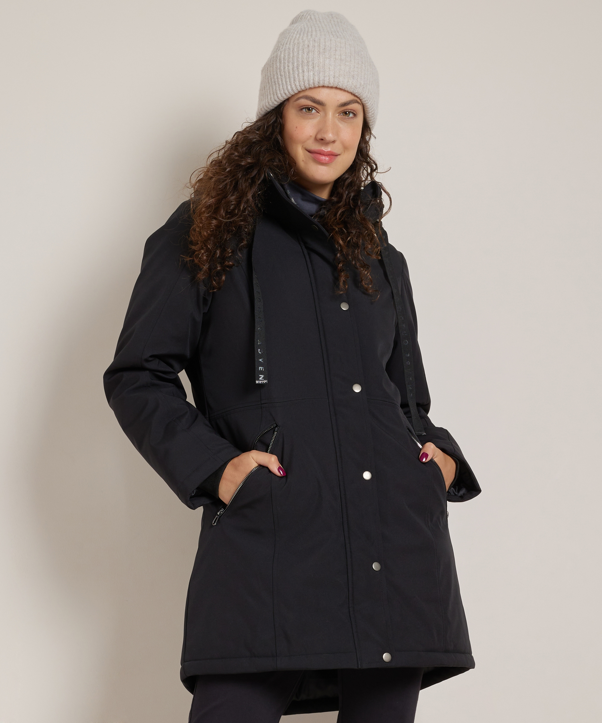 melange rib muts