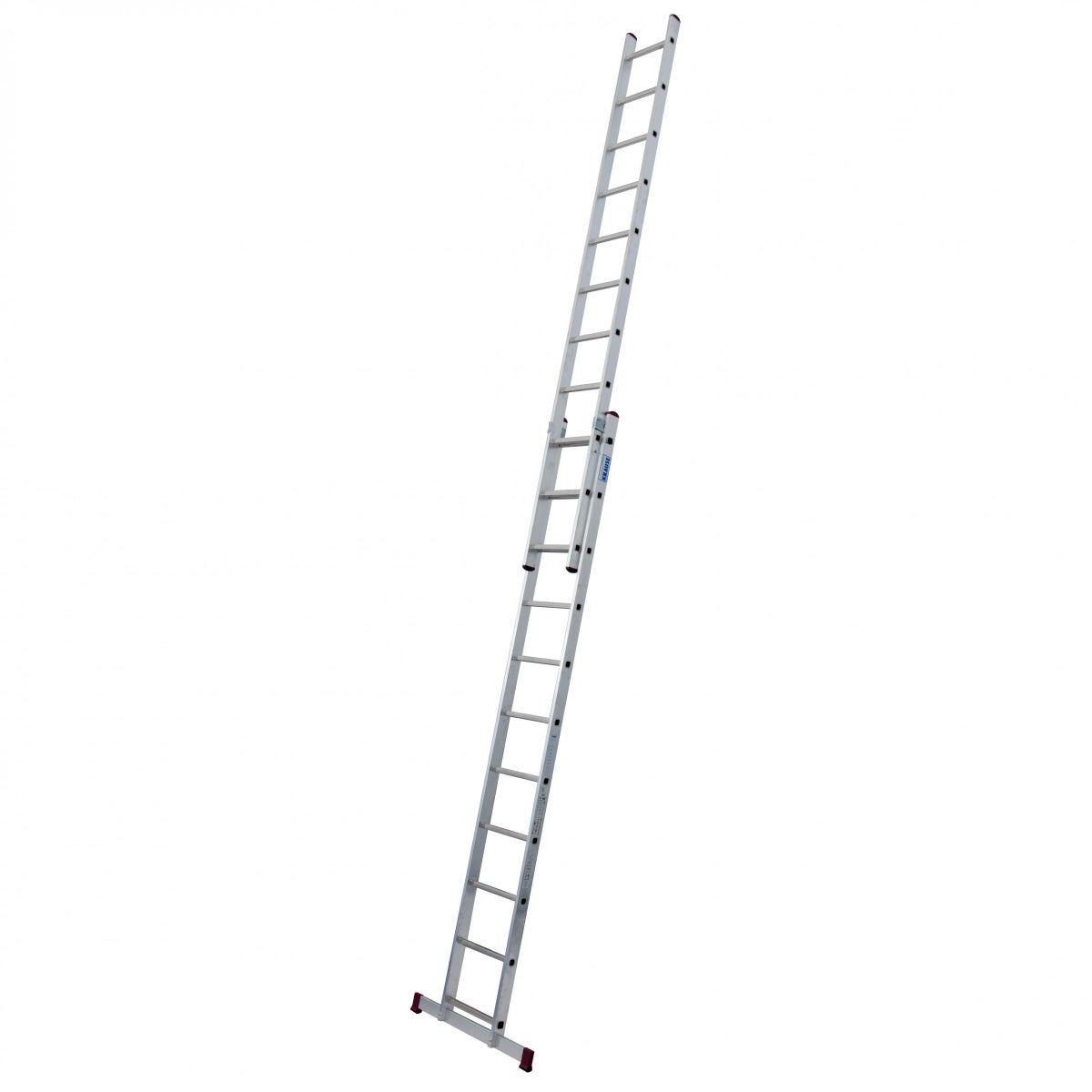 Krause Corda aluminium uitschuifladder, tweedelig, 2x8 sporten