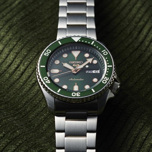 Seiko 5 Sports SRPD63K1 Herreur, Stål, 43 mm