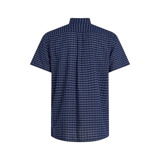 Tommy Hilfiger Check Kortærmet Skjorte, Carbon Navy/ Optic White, S