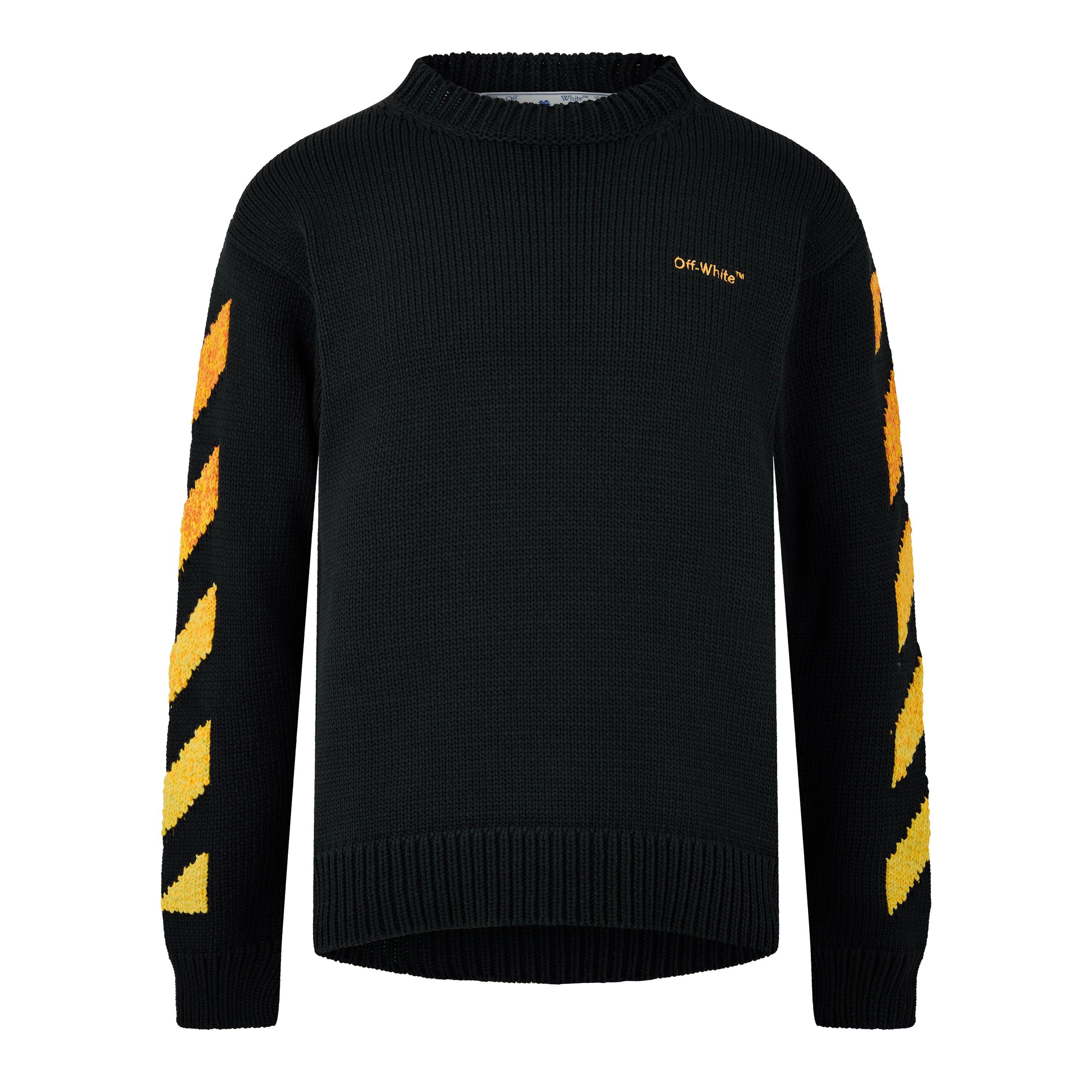 Off White Orange Gradient Arrow Jumper