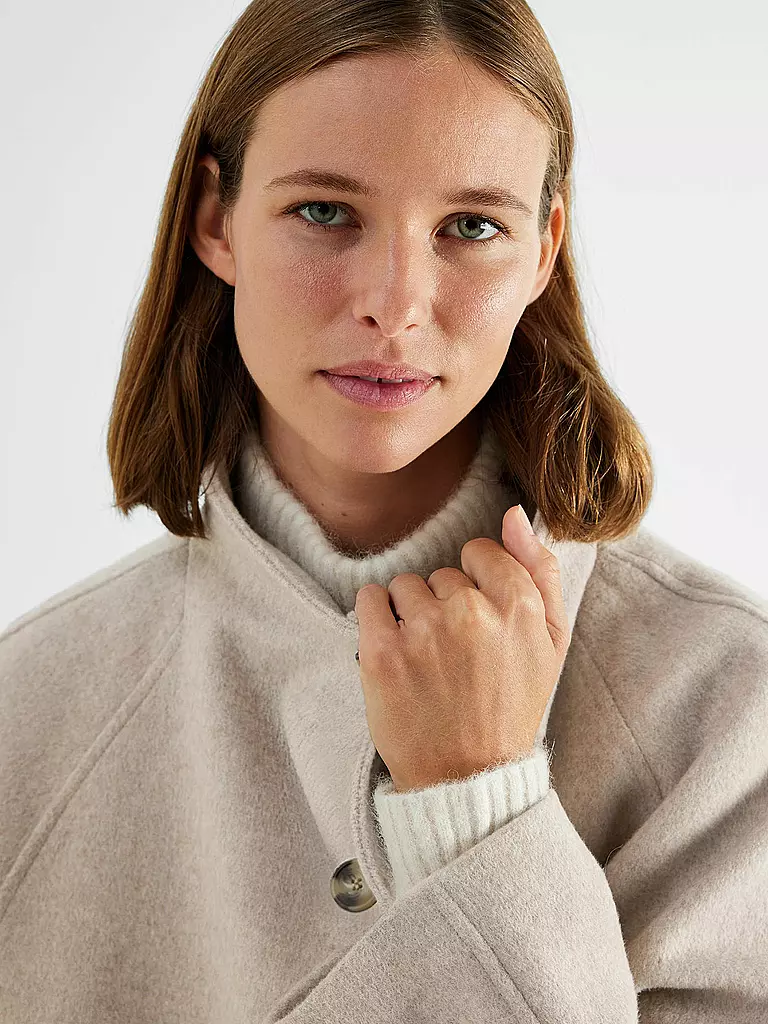 SELECTED FEMME Wollmantel SLFVINNI beige