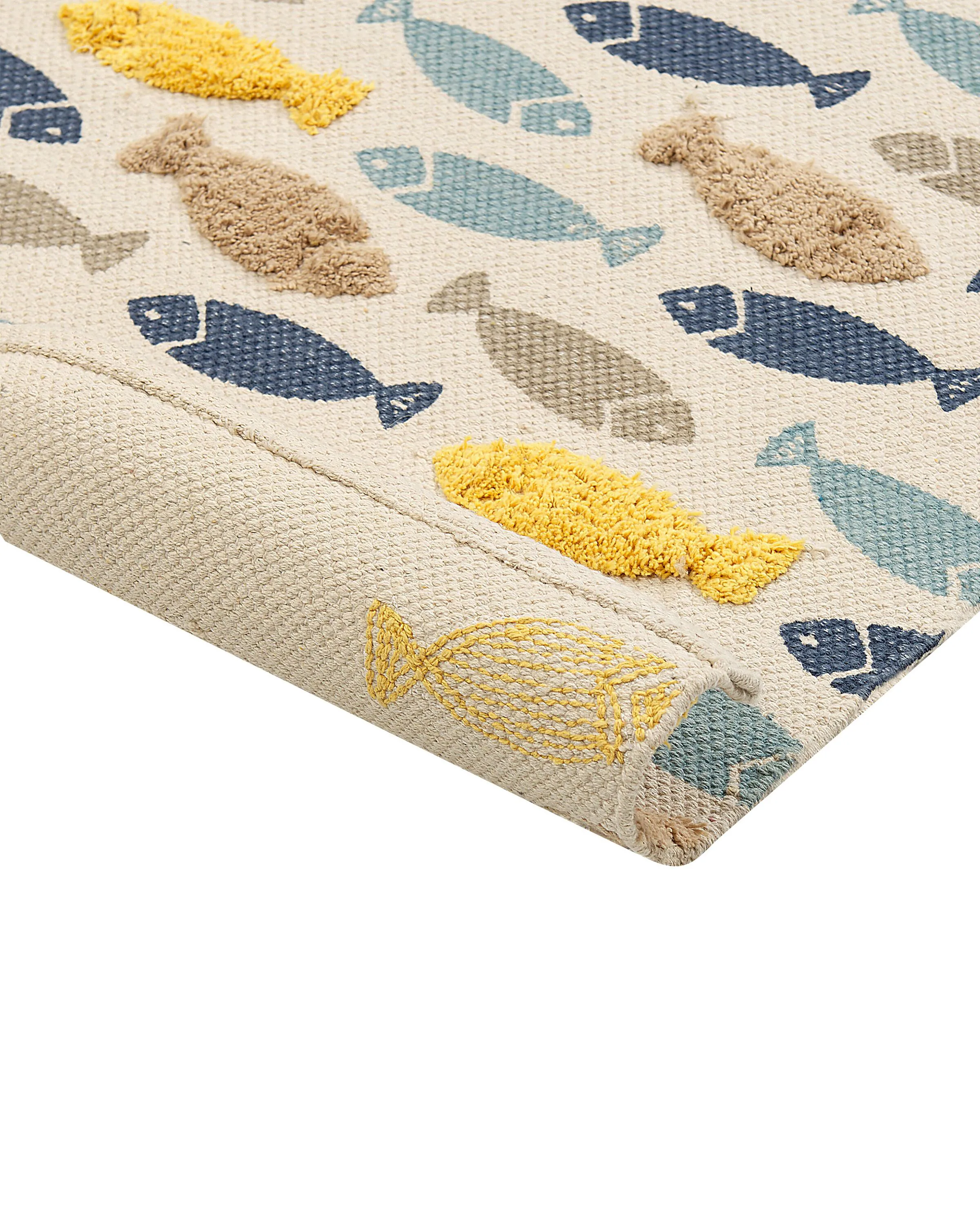 Kindervloerkleed IPUH Meerkleurig 80 x 150 cm Katoen