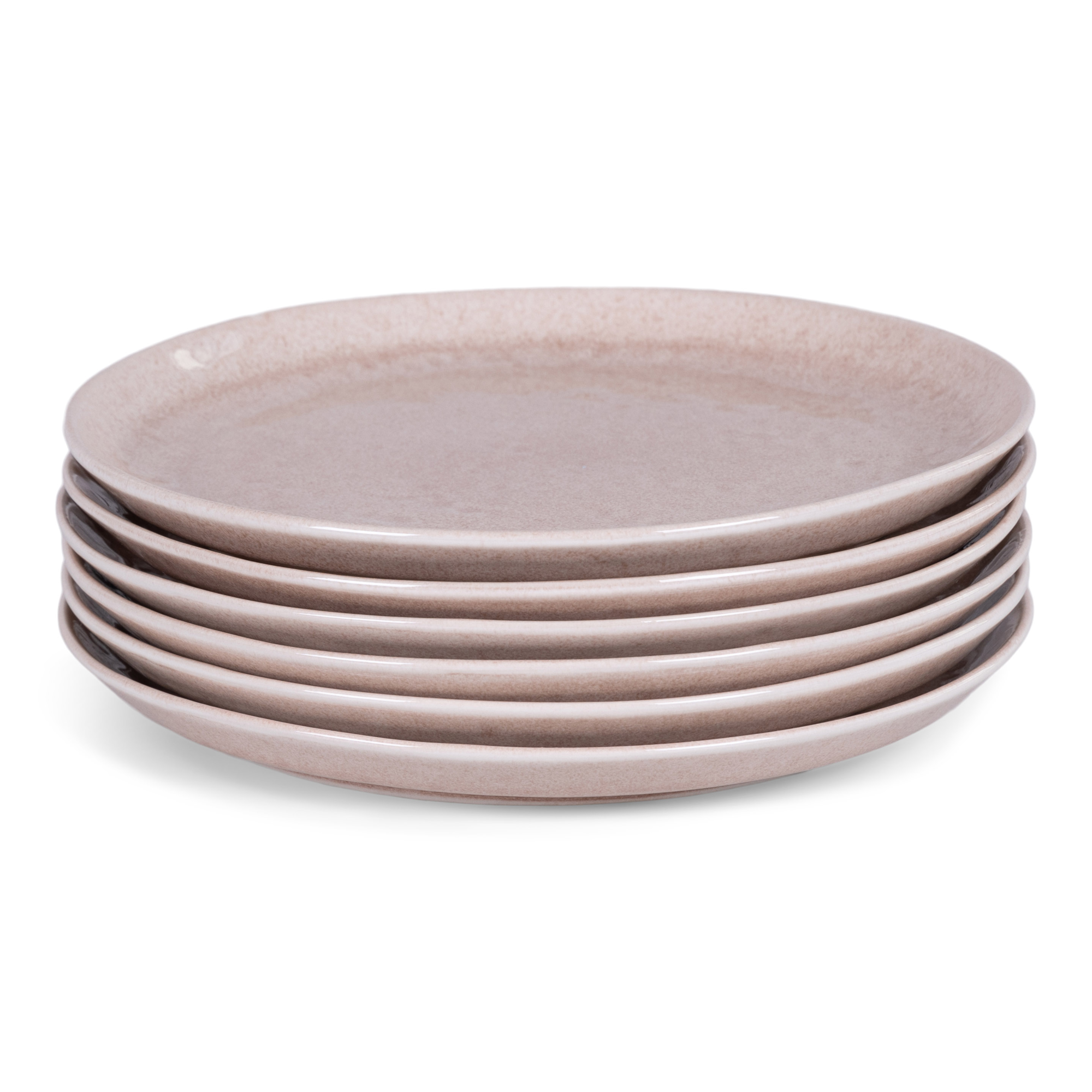 Ontbijtbord Celia smoke rose Ø21,5 cm - set van 6