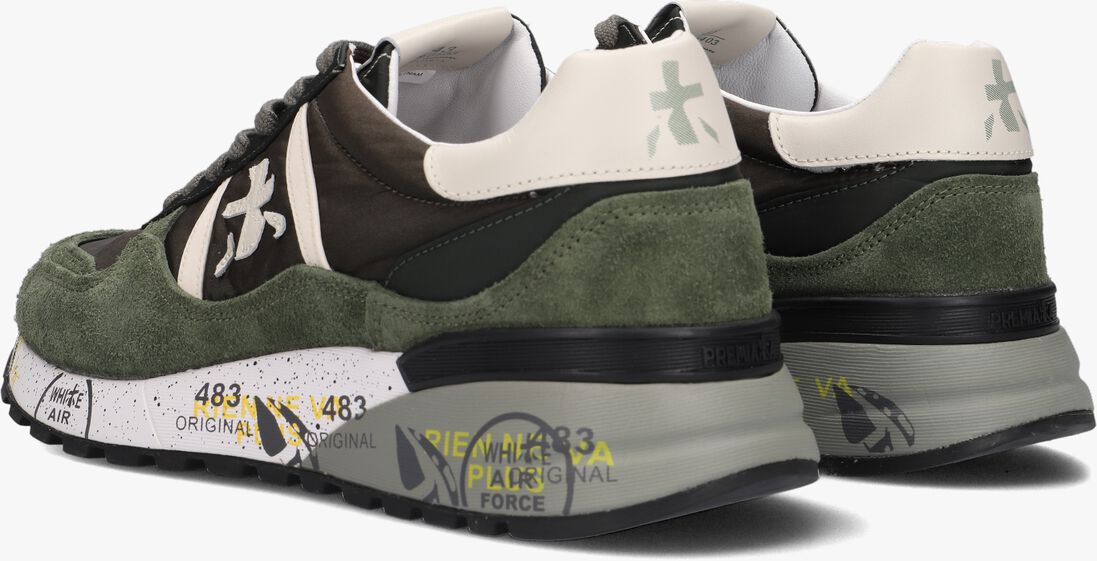 PREMIATA groene premiata lage sneakers landeck