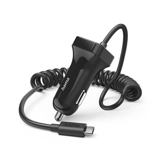 Hama Biladapter USB-C 12W Sort